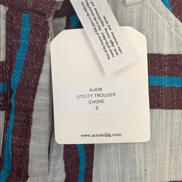 Ace & Jig utility trouser in Chore. - Picture 2 of 3